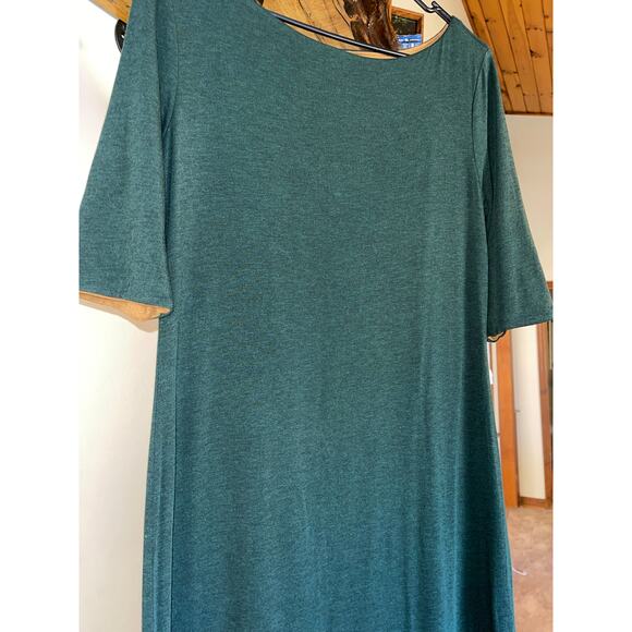 NWT Womens Prana Hunter‎ Green/Khaki Johan Foundation Reversible Midi Dress M - Picture 5 of 13